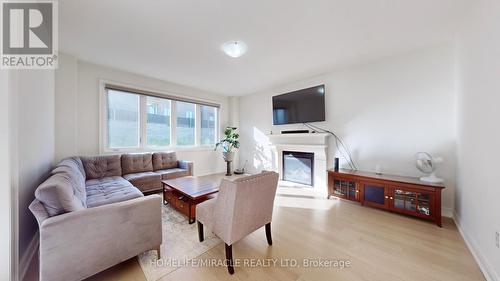 34 James Walker Avenue, Caledon, ON - Indoor Photo Showing Living Room With Fireplace