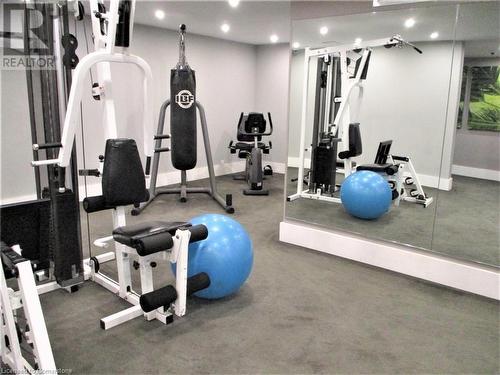 Gym - 55 Green Valley Drive Unit# 211, Kitchener, ON - Indoor Photo Showing Gym Room