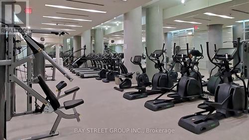 4301 - 15 Grenville Street, Toronto, ON - Indoor Photo Showing Gym Room