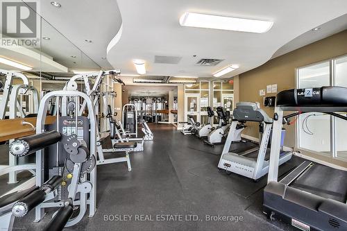 1210 - 16 Harrison Garden Boulevard, Toronto, ON - Indoor Photo Showing Gym Room