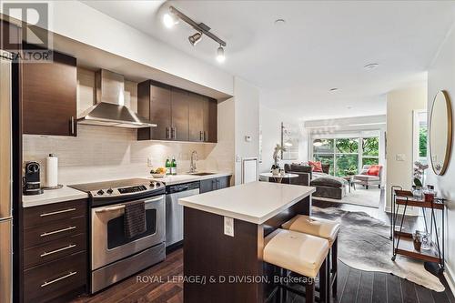 307 - 58 Orchard View Boulevard, Toronto, ON - Indoor Photo Showing Kitchen With Stainless Steel Kitchen With Upgraded Kitchen