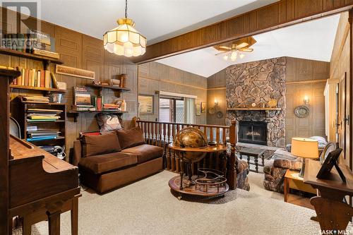 34 O'Neil Crescent, Saskatoon, SK - Indoor With Fireplace