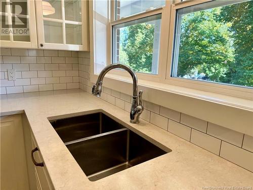 49 Pembroke Crescent, Fredericton, NB - Indoor Photo Showing Kitchen With Double Sink