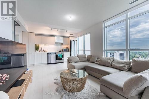 1702 - 30 Gibbs Road, Toronto, ON - Indoor Photo Showing Living Room