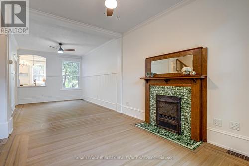 297 Charlton Avenue W, Hamilton (Kirkendall), ON - Indoor Photo Showing Other Room With Fireplace