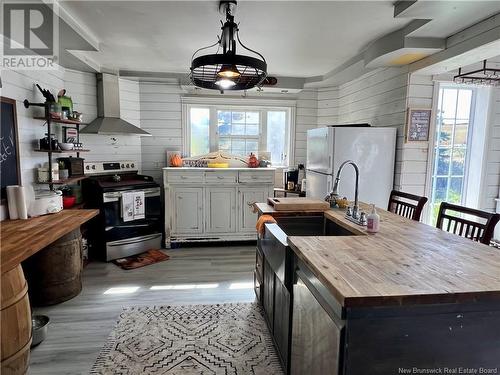 249 Mccluskey Road, Dsl De Grand-Sault/Falls, NB - Indoor Photo Showing Kitchen With Double Sink