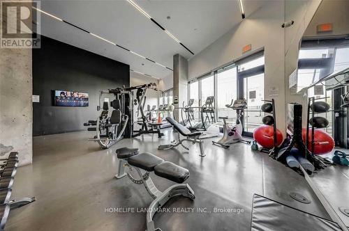 823 - 32 Trolley Crescent, Toronto, ON - Indoor Photo Showing Gym Room