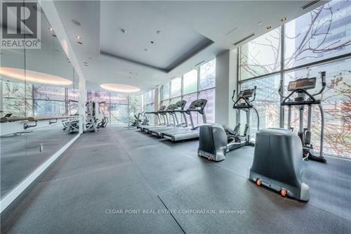 3202 - 38 Grenville Street, Toronto, ON - Indoor Photo Showing Gym Room