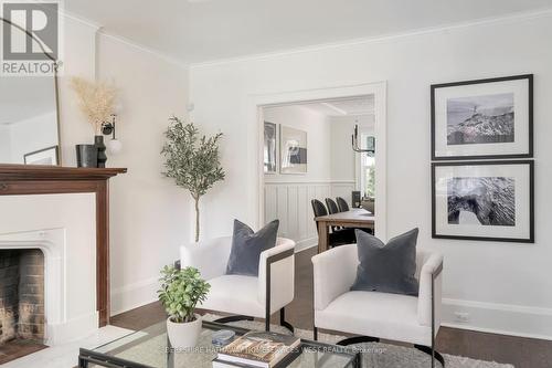 425 Roselawn Avenue, Toronto, ON - Indoor Photo Showing Living Room With Fireplace