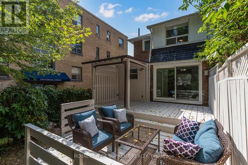 303 Forman Avenue, Toronto (Mount Pleasant East), ON - Outdoor With Deck Patio Veranda