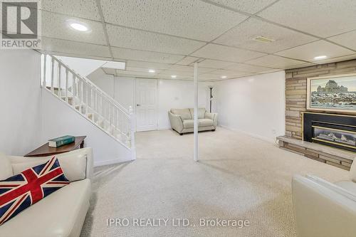 61 Geneva Crescent, Brampton, ON - Indoor Photo Showing Other Room With Fireplace