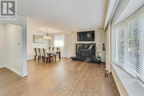 61 Geneva Crescent, Brampton, ON - Indoor Photo Showing Living Room With Fireplace