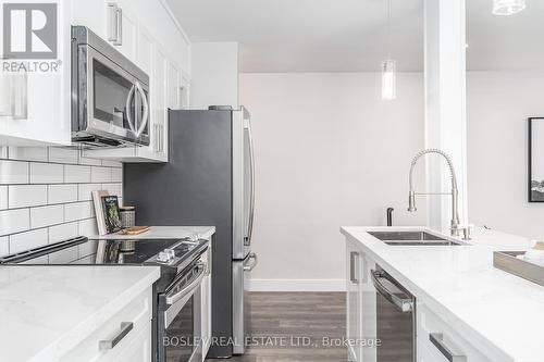 3 - 42 Cavell Avenue, Toronto, ON - Indoor Photo Showing Kitchen With Stainless Steel Kitchen With Double Sink With Upgraded Kitchen