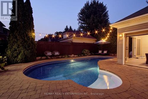 220 Westfield Trail, Oakville (River Oaks), ON - Outdoor With In Ground Pool With Deck Patio Veranda