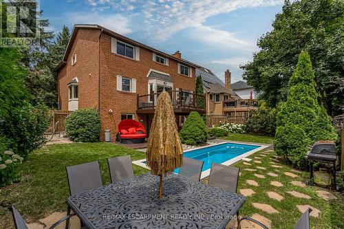 2010 Keller Court, Burlington (Brant Hills), ON - Outdoor With In Ground Pool