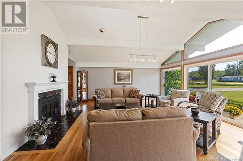 104 De L'Eglise Avenue, Saint-Antoine, NB - Indoor Photo Showing Living Room With Fireplace