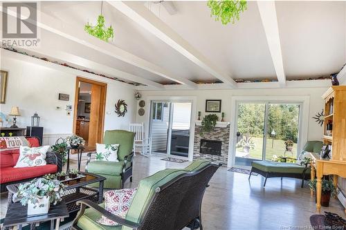 104 De L'Eglise Avenue, Saint-Antoine, NB - Indoor Photo Showing Living Room With Fireplace