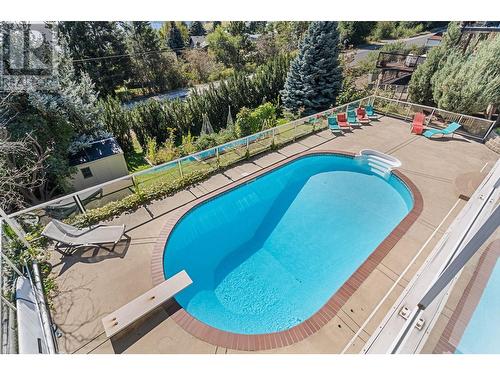 6097 Beatrice Road, Peachland, BC - Outdoor With In Ground Pool