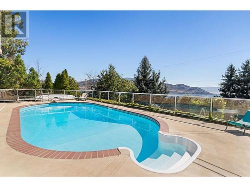 6097 Beatrice Road, Peachland, BC - Outdoor With In Ground Pool With Backyard