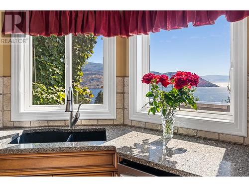 6097 Beatrice Road, Peachland, BC - Indoor Photo Showing Kitchen With Double Sink