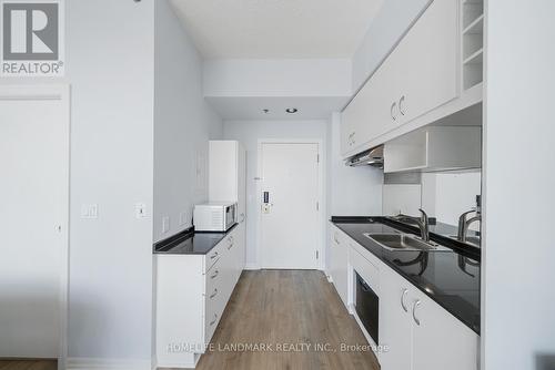 2906 - 1 King Street W, Toronto, ON - Indoor Photo Showing Kitchen With Double Sink