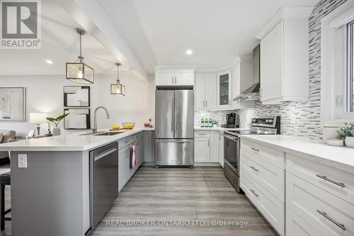 265 London Road, Newmarket (Bristol-London), ON - Indoor Photo Showing Kitchen With Stainless Steel Kitchen With Upgraded Kitchen