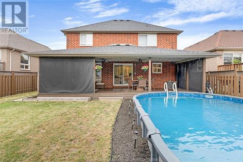 181 Diane Crescent, Lakeshore, ON - Outdoor With Above Ground Pool With Deck Patio Veranda