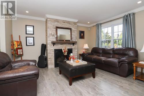 18A Millers Road, Portugal Cove-St. Philips, NL - Indoor Photo Showing Living Room With Fireplace