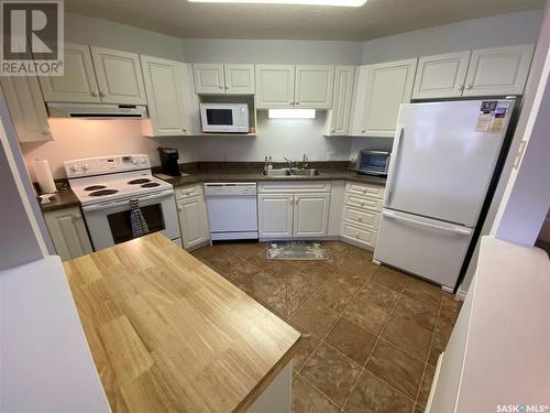 306 57 Russell Drive, Yorkton, SK - Indoor Photo Showing Kitchen With Double Sink