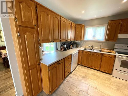 616 Main Street, Bishop'S Falls, NL - Indoor Photo Showing Kitchen With Double Sink