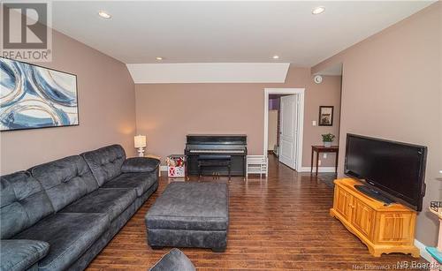 9506 Route 8 Highway, Blissfield, NB - Indoor Photo Showing Living Room With Fireplace