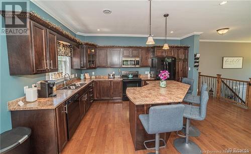 9506 Route 8 Highway, Blissfield, NB - Indoor Photo Showing Kitchen With Double Sink