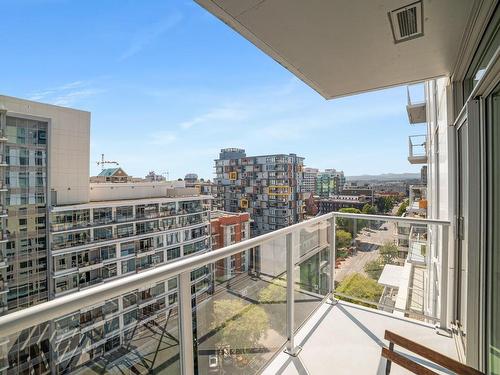 1208-848 Yates St, Victoria, BC - Outdoor With Balcony With View With Exterior