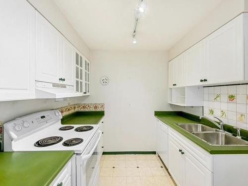 412-1433 Faircliff Lane, Victoria, BC - Indoor Photo Showing Kitchen With Double Sink