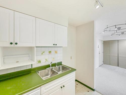 412-1433 Faircliff Lane, Victoria, BC - Indoor Photo Showing Kitchen With Double Sink