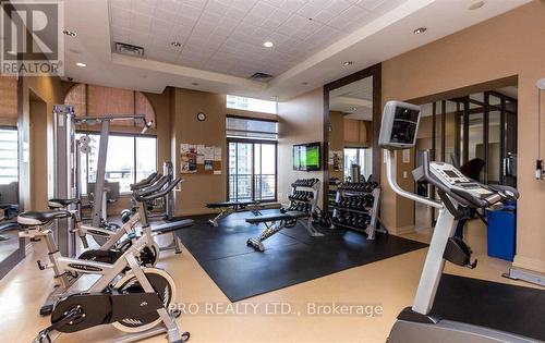 3602 - 385 Prince Of Wales Drive, Mississauga (City Centre), ON - Indoor Photo Showing Gym Room