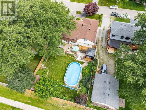 5407 Murray Crescent, Burlington, ON - Outdoor With Above Ground Pool With View