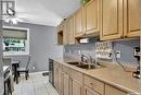 31 Hughes Street, Regina, SK  - Indoor Photo Showing Kitchen With Double Sink 