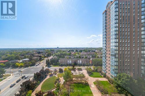 1002 - 145 Hillcrest Avenue, Mississauga (Cooksville), ON - Outdoor With View