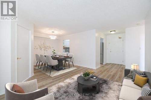 1002 - 145 Hillcrest Avenue, Mississauga (Cooksville), ON - Indoor Photo Showing Living Room