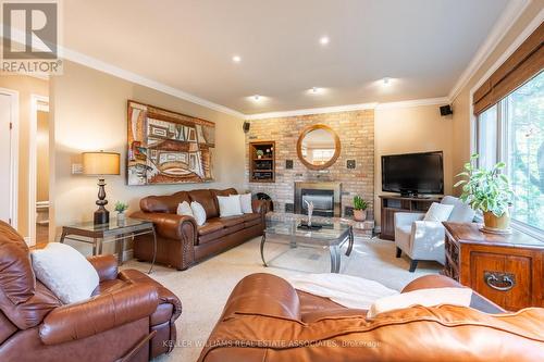 40 John Martin Court, Hamilton, ON - Indoor Photo Showing Living Room With Fireplace