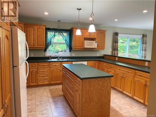 49 Lacewood Road, Riverview, NB - Indoor Photo Showing Kitchen With Double Sink