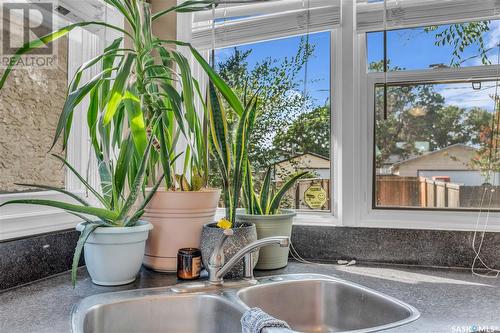 352 Forget Street, Regina, SK - Indoor Photo Showing Kitchen With Double Sink