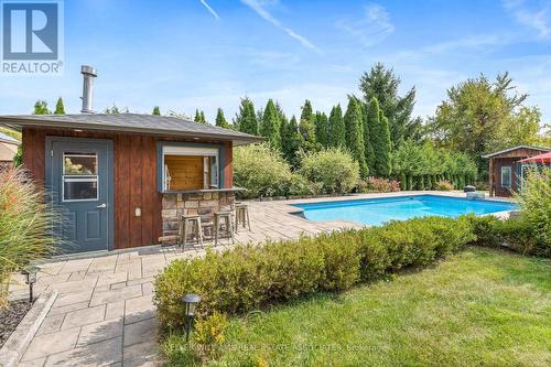 17 Oak Ridge Drive, Halton Hills, ON - Outdoor With In Ground Pool With Deck Patio Veranda