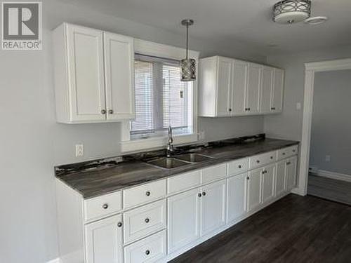 190 Harvey Street, Harbour Grace, NL - Indoor Photo Showing Kitchen With Double Sink