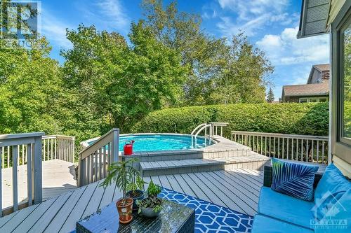 6429 Sugar Creek Way, Ottawa, ON - Outdoor With Above Ground Pool With Deck Patio Veranda