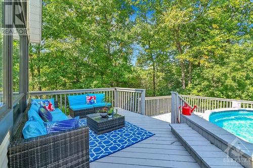 6429 Sugar Creek Way, Ottawa, ON - Outdoor With Above Ground Pool With Deck Patio Veranda