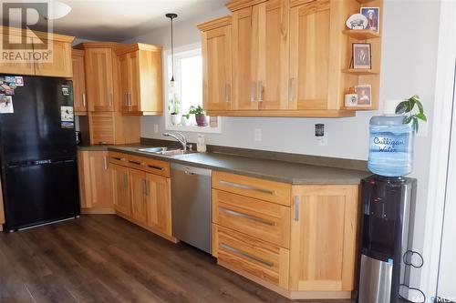 101 Empire Place, Assiniboia, SK - Indoor Photo Showing Kitchen With Double Sink