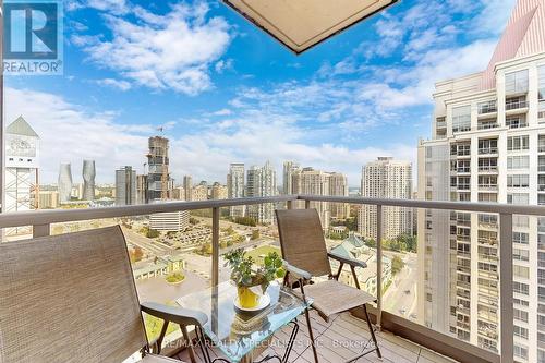 2710 - 4090 Living Arts Drive, Mississauga (City Centre), ON - Outdoor With Balcony