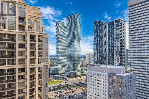 2710 - 4090 Living Arts Drive, Mississauga (City Centre), ON - Outdoor With Facade